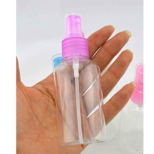 Frcolor 75ml fina niebla pulverizador Spray Botellas vacías para hacer Perfume agua pack 2