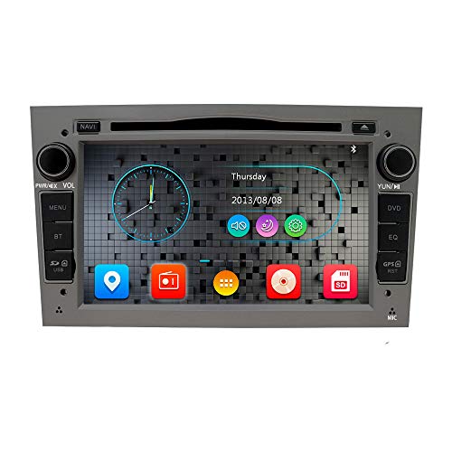 Freeauto 7 Pulgadas Car Audio estéreo Doble DIN en Tablero paraOpel Corsa Vectra Antara Vivaro Reproductor de DVD para Coche FM/Am Radio estéreo HD Pantalla táctil Navegación GPS