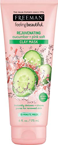 Freeman feelingbeautiful™ - Mascarilla rejuvenecedora con pepino y sal rosa, 175 ml