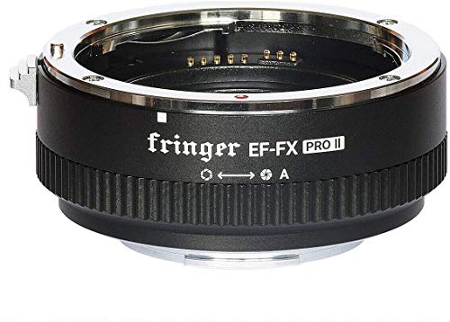 Fringer EF-FX PROII Auto Focus Mount Adapter Built-in Electronic Aperture for Canon EOS Tamron Sigma Lens to Fujifilm FX Mirroless Camera X-T3 XH1 X-E3 XT20 X-Pro2 X-T2 X-A X-E1 X-M1 XT1 X-T30