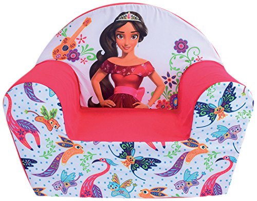 Fun House Disney Elena de Avalor Silla Club para niños, Funda poliéster/Espuma Polyether, 52 x 33 x 42 cm