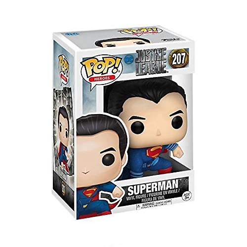 Funko Pop!- Pop Movies: DC Figura de Vinilo Superman, colección Justice League, Multicolor (13704)