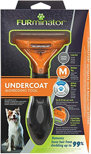 FURminator® Undercoat deShedding Tool para perros medianos de pelo largo