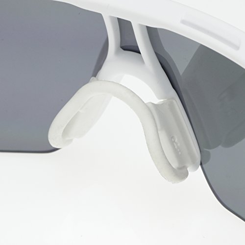 Gafas de Sol Adidas ZONYK AERO AD06 L MATTE WHITE/GREEN MIRROR CAT. unisex