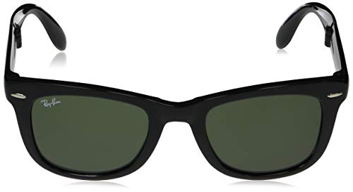 Gafas de sol Ray-Ban Folding Wayfarer (RB 4211) Verde Frame: Black / Lens: Crystal Green