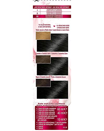 Garnier Color Sensation - Tinte Permanente Ultra Negro 1.0, disponible en más de 20 tonos