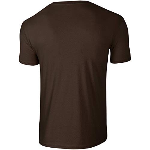 Gildan - Suave básica Camiseta de Manga Corta para Hombre - 100% algodón Gordo (Mediana (M)) (Gris Sport)