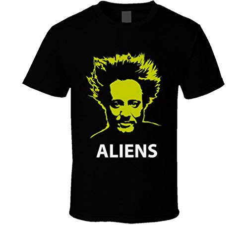 Giorgio Tsoukalos Ancient Aliens Big Hair Guy t-Shirt Negro Negro Negro ( XXL