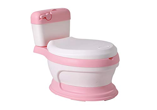 Glenmore Orinal en Forma de Water Mini WC Inodoro para Bebe Ninos Nina Retrete Infantil con Tapa Aprendizaje Rosado