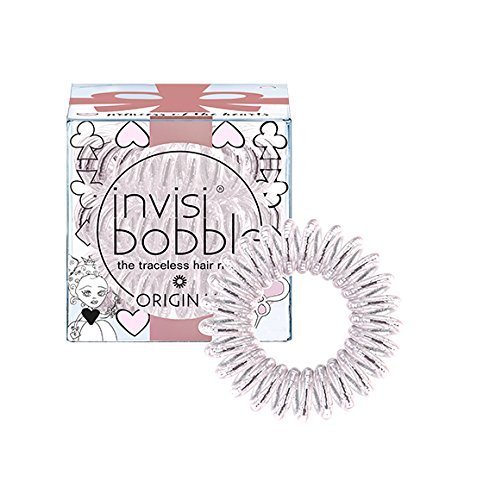 Goma del pelo I Live In Wonderland original, 1 paquete de 3 unidades, de Invisibobble