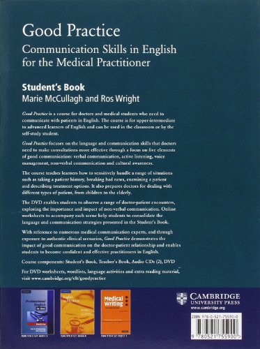 Good Practice Student's Book: Communication Skills in English for the Medical Practitioner (Cambridge Exams Publishing)