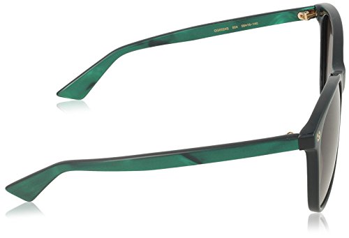 Gucci GG0024S-004 gafas de sol, Verde, 58 para Mujer