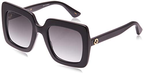 Gucci GG0328S-001-53 Gafas, Glänzend Schwarz, 53.0 Unisex Adulto