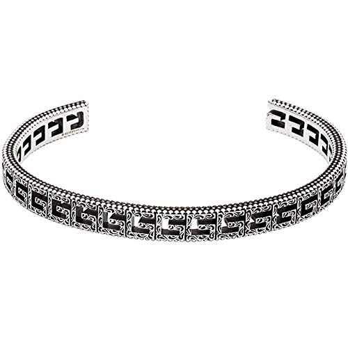 Gucci Pulsera de Plata G Cube - Unisex - Talla 17