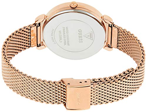 GUESS Reloj Analógico para Mujer de Cuarzo con Correa en Acero Inoxidable W1289L3