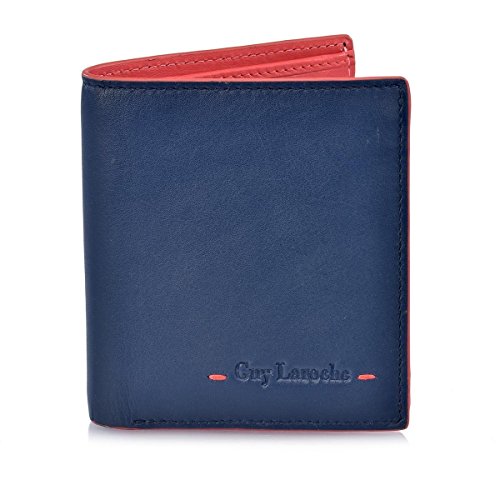 Guy Laroche Cartera de Hombre 3273 (Color: Azul-Coral)