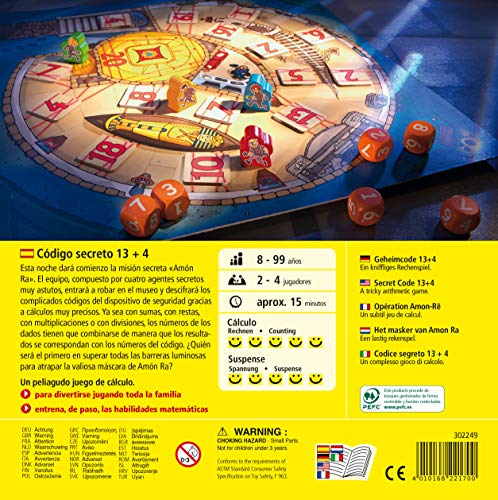 HABA- Código Secreto 13 + 4 Juego de Mesa, Multicolor (302249)