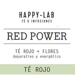 Happy-Lab Red Power Té Infusión - 14 pirámides