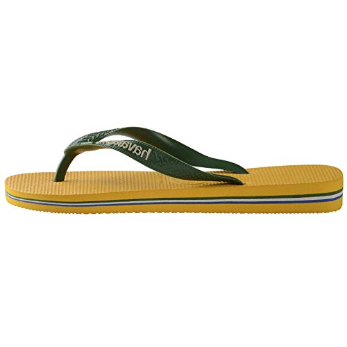 Havaianas Brasil Logo Chanclas Unisex adulto, Amarillo (Banana Yellow), 43/44 EU