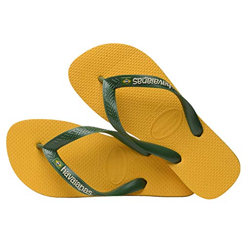 Havaianas Brasil Logo Chanclas Unisex adulto, Amarillo (Banana Yellow), 43/44 EU