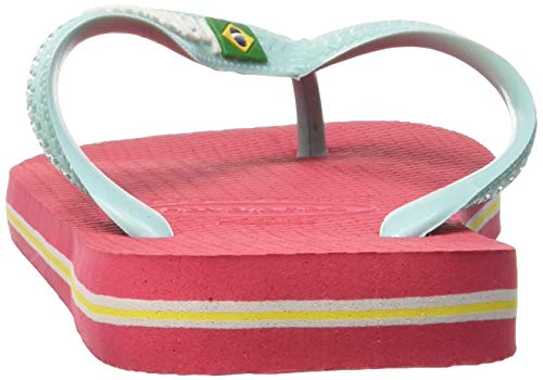 Havaianas Brasil Logo Zehentrenner Unisex-Erwachsene, Rosa (Flamingo), 41/42 EU