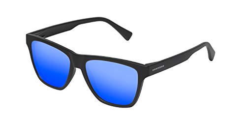 HAWKERS · ONE LS · Rubber Black · Sky · Gafas de sol para hombre y mujer