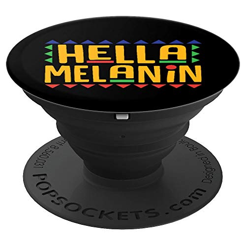 Hella Melanin Mad Dope Soul Black Girl Magic Christmas Gift PopSockets Agarre y Soporte para Teléfonos y Tabletas