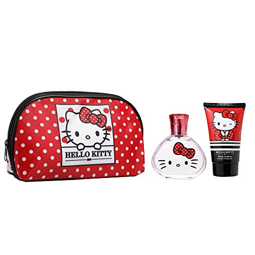 Hello Kitty Neceser Edt+Locion - 150 ml, Negro, Estándar (5966)