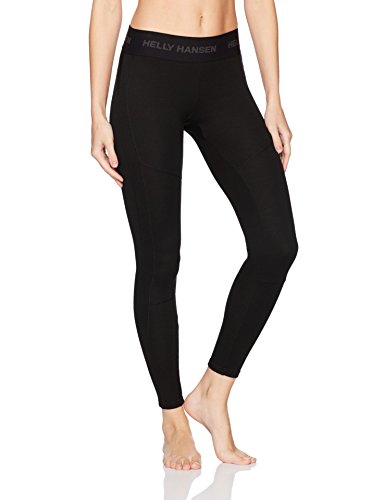 Helly Hansen W HH LIFA Merino Basleayer Pant, Mujer, Black, XS