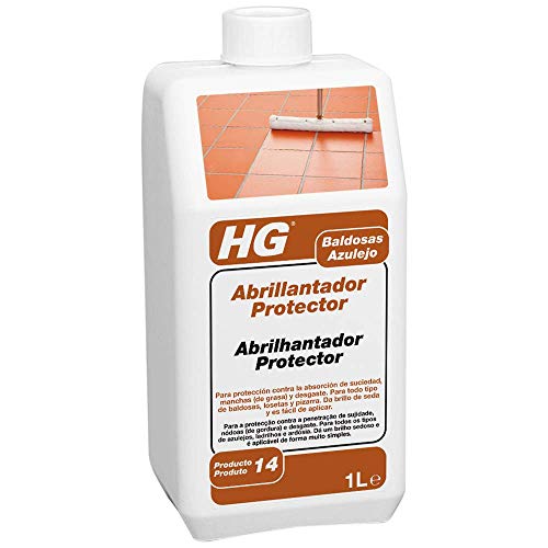 HG Abrillantador Protector para baldosas (Produto 14) 1L - un pulido satinado que deja una capa protectora para todas las baldosas, lajas y pizarra