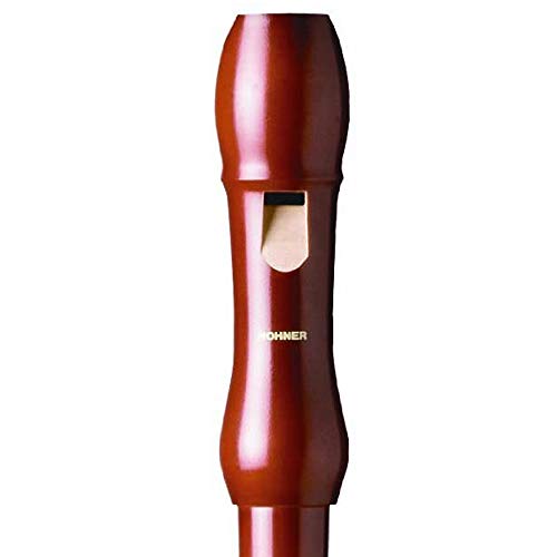 Hohner 9550 - Flauta dulce (en do, soprano, de madera de peral), color rojo