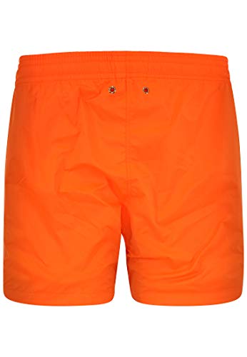 HOM - Hombres - Beach Boxer 'Sunlight' - Pantalones Cortos de Moda en Colores de Moda - Mandarine Orange - M