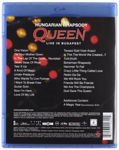 Hungarian Rhapsody: Queen Live In Budapest [Blu-ray]