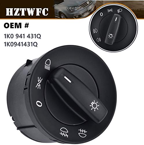 HZTWFC Interruptor de los faros OEM # 1K0 941 431Q 1K0941431Q