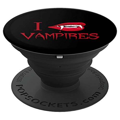 I Love Vampires PopSockets Agarre y Soporte para Teléfonos y Tabletas
