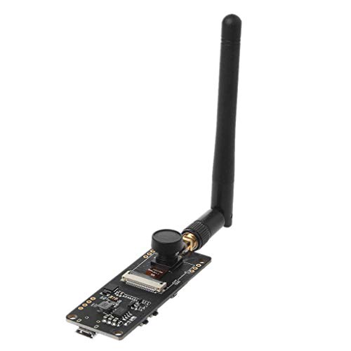 ICQUANZX Placa de Desarrollo del módulo de cámara T-Journal ESP32 OV2640 Cámara SMA WiFi 3dbi Antena 0.91 Placa de cámara OLED