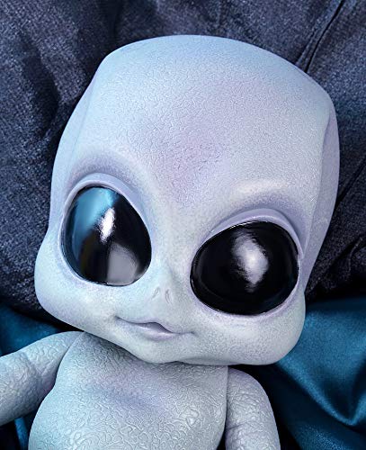 iCradle Muñeca Reborn Magic 14 Pulgadas Reborn Alien Baby Dolls Pintura Detallada de Vinilo a Mano Looks Muñeca de la Vida Real para niños