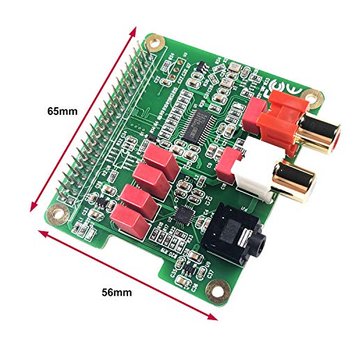 InnoMaker Rasp Pi HiFi DAC Hat PCM5122 Audio Sound Card Expansion Board for Raspberry Pi 4 3 B B+ Pi Zero W