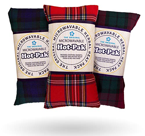 Intelex Microwaveable TARTAN Hot Pak: Award Winning Lavender Wheat Bag Cushion