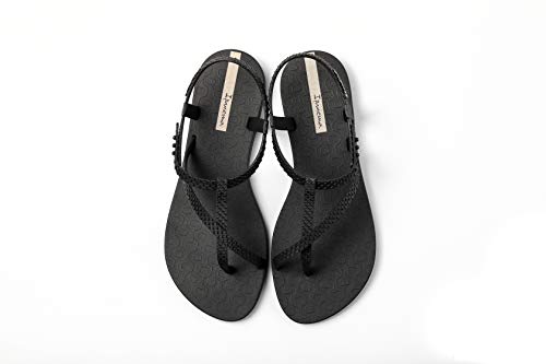 Ipanema Class Wish Fem, Sandalias Planas para Mujer, Negro, 41/42 EU