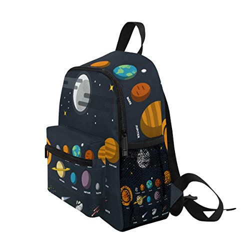 ISAOA Niño 3D caballo marrón niños mochilas Kinder preescolar niño niños/niñas mochila mochilas lindo (negro)