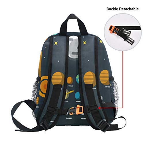 ISAOA Niño 3D caballo marrón niños mochilas Kinder preescolar niño niños/niñas mochila mochilas lindo (negro)