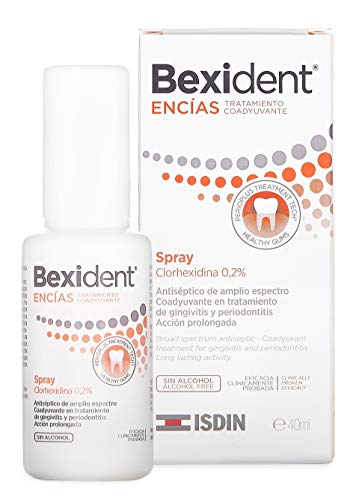 Isdin Bexident Encías Tratamiento Coadyuvante Spray, Clorhexidina 0,2% 1 x 40 ml