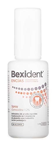 Isdin Bexident Encías Tratamiento Coadyuvante Spray, Clorhexidina 0,2% 1 x 40 ml