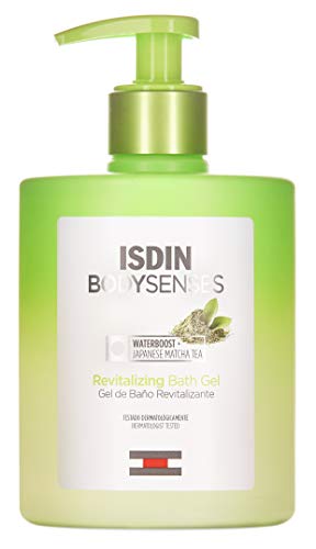 ISDIN BodySenses Gel de Baño, Gama Revitalizante con Te Matcha, Hidrata tu piel de sensaciones - 500ml