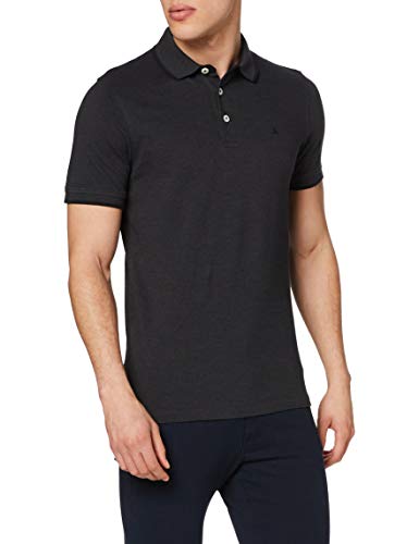 Jack & Jones Jjepaulos Polo SS Noos, Gris (Dark Grey Melange Detail: Slim Fit - Melange), X-Large para Hombre