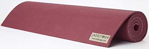 JadeYoga - Esterilla para yoga (5 mm x 173 cm), varios colores rosa rojo