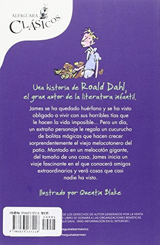 James y el melocoton gigante / James and the Giant Peach: COLECCIoN DAHL (Alfaguara clasicos)