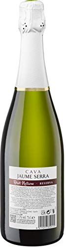 Jaume Serra Brut Nature Reserva - Cava Premium, Pack de 6 x 750 ml