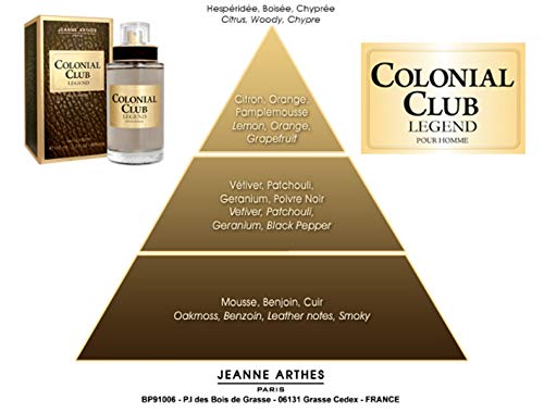 Jeanne Arthes Eau de Toilette Colonial Club Legend 100 ml